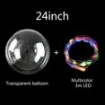 thumbnail image 1 of 1Set Led Balloon With Column Stand Luminous Transparent Bobo Balloons Stand LED String Lights Wedding Birthday Party Decoration, 1 of 7