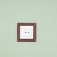 thumbnail image 4 of Minkissy 1 Set Light Switch Sticker Wood Square Waterproof Protection Cover for Interior Decoration, 4 of 6