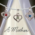 thumbnail image 2 of A Mother's Heart Birthstone Charm Angel Figurine: Personalized Gift for Mom 7.75-inches, 2 of 5