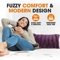 thumbnail image 2 of Cheer Collection Faux Fur Throw Pillow Cover, 2 of 5