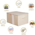 thumbnail image 4 of Caja de almacenamiento de ropa Laklulu Visual Bolsa de almacenamiento de ropa y colcha, 4 of 5