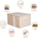 thumbnail image 4 of Caja de almacenamiento de ropa Laklulu Visual Bolsa de almacenamiento de ropa y colcha, 4 of 5