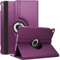 thumbnail image 1 of ZHAOCHENG (Púrpura) Funda para iPad 9.7 2018 2017 / iPad Air 2 - Funda protectora con soporte giratorio de 360 grados con activación automática para iPad de 9,7 pulgadas (6.a generación, 5.a generació, 1 of 5