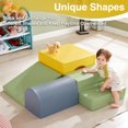thumbnail image 6 of Climb & Crawl Activity Play Set - 4-Piece Climbing Soft Foam Block Play Structures for Toddler Infant Development, Color Coordination, Motor Skills (Multicolor-A), 6 of 6