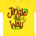 thumbnail image 4 of Inktastic Christmas Jingle All the Way with Music Notes and Holly Boys or Girls Baby Bodysuit, 4 of 5