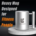 thumbnail image 3 of Taza con peso LECARDIO de 22 lb de acero, vaso fitness para cerveza, 3 of 8