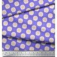 thumbnail image 3 of Soimoi Purple Silk Fabric Rose Floral Printed Craft Fabric by the Yard 42 Inch Wide, 3 of 3