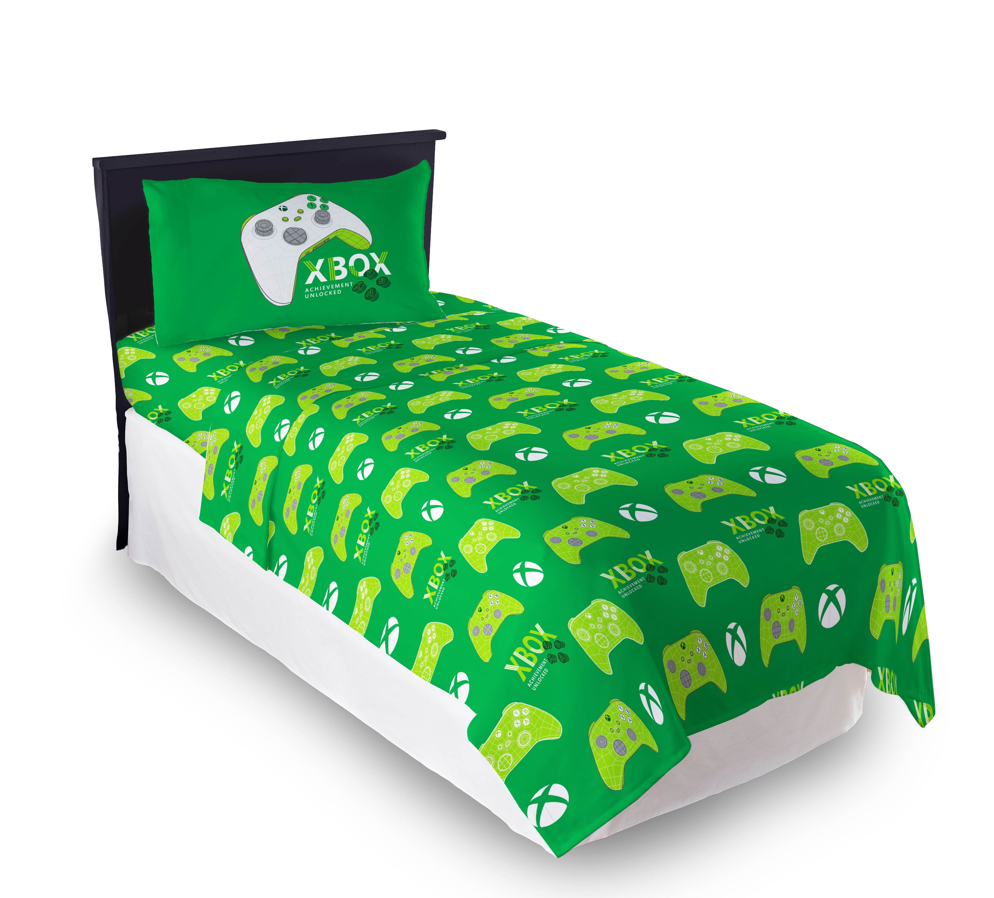 XBOX 3D Hardware Kids 3-Piece Twin Sized Sheet Set, Multicolor