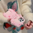 thumbnail image 6 of for iPhone 14 Plus Case Pig Kawaii Phone Cases,Cute 3D Cartoon Lovely Pink Pig Soft Silicone Shockproof Protective Case Funny Women Girls for iPhone 14 Plus, 6 of 15