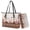 Pink-Cherry Blossom Dragonfly, variant on TSOVTHRID Skull Cherry Blossom Print Handbag and Wallet Set Womens Top Handle Handbag Satchel with Matching Wristlet Wallet Waterproof Leather Pink Tote Bag Shoulder Bag