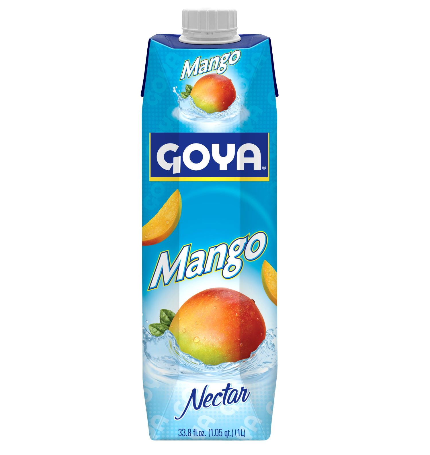 (12 pack) Goya Mango Nectar, Fruit Puree Drink, 33.8 fl oz