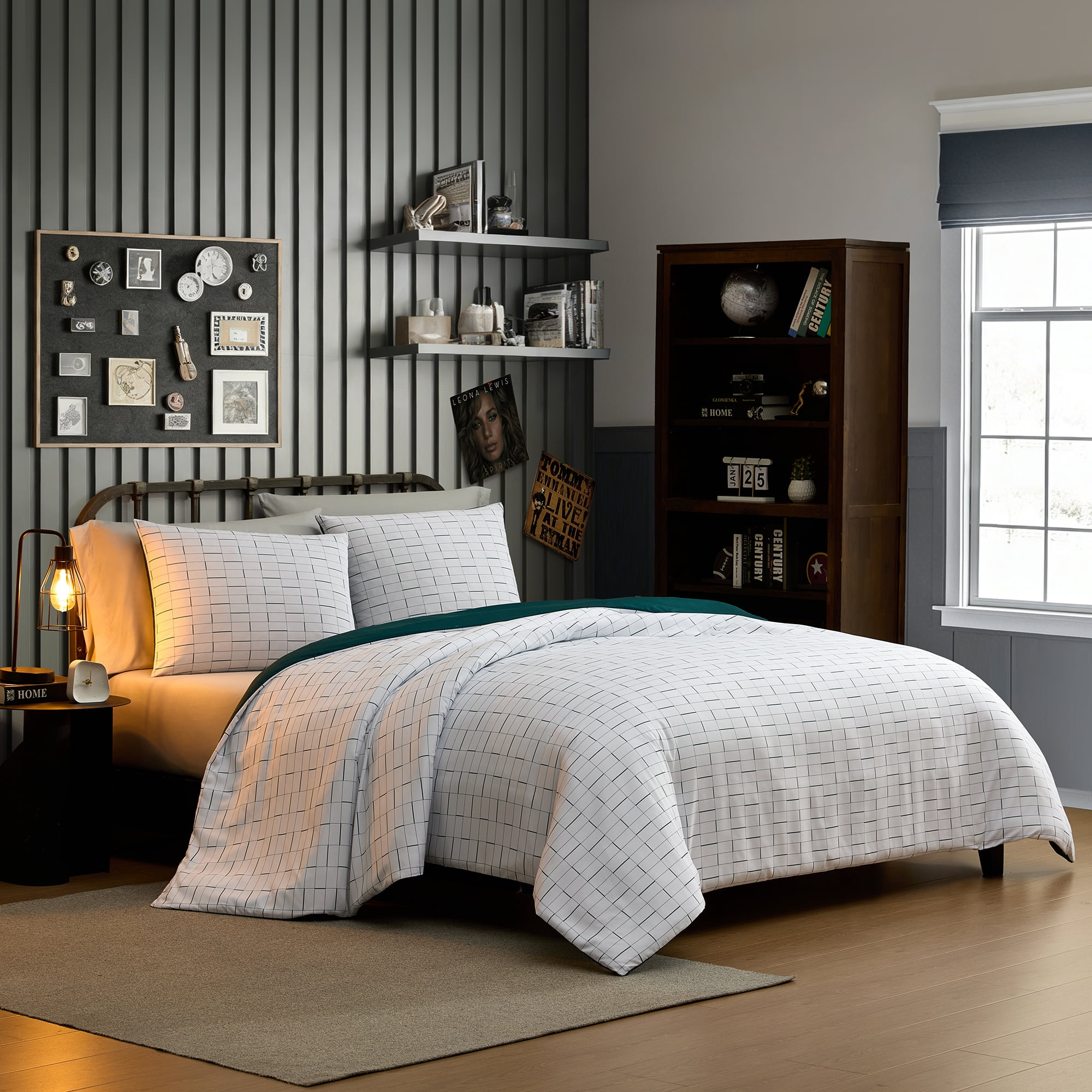 Mainstays Back to School, Printed 100% Cotton Duvet-in-a-Bag – 5 pieces
