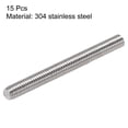thumbnail image 2 of Unique Bargains Tige Entièrement Filetée M3 x 30 mm en Acier Inoxydable 304, Filets à Droite, Lot de 15, 2 of 4