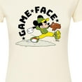thumbnail image 3 of Disney - Game Face Baseball  - Juniors Fitted Graphic T-Shirt, 3 of 5
