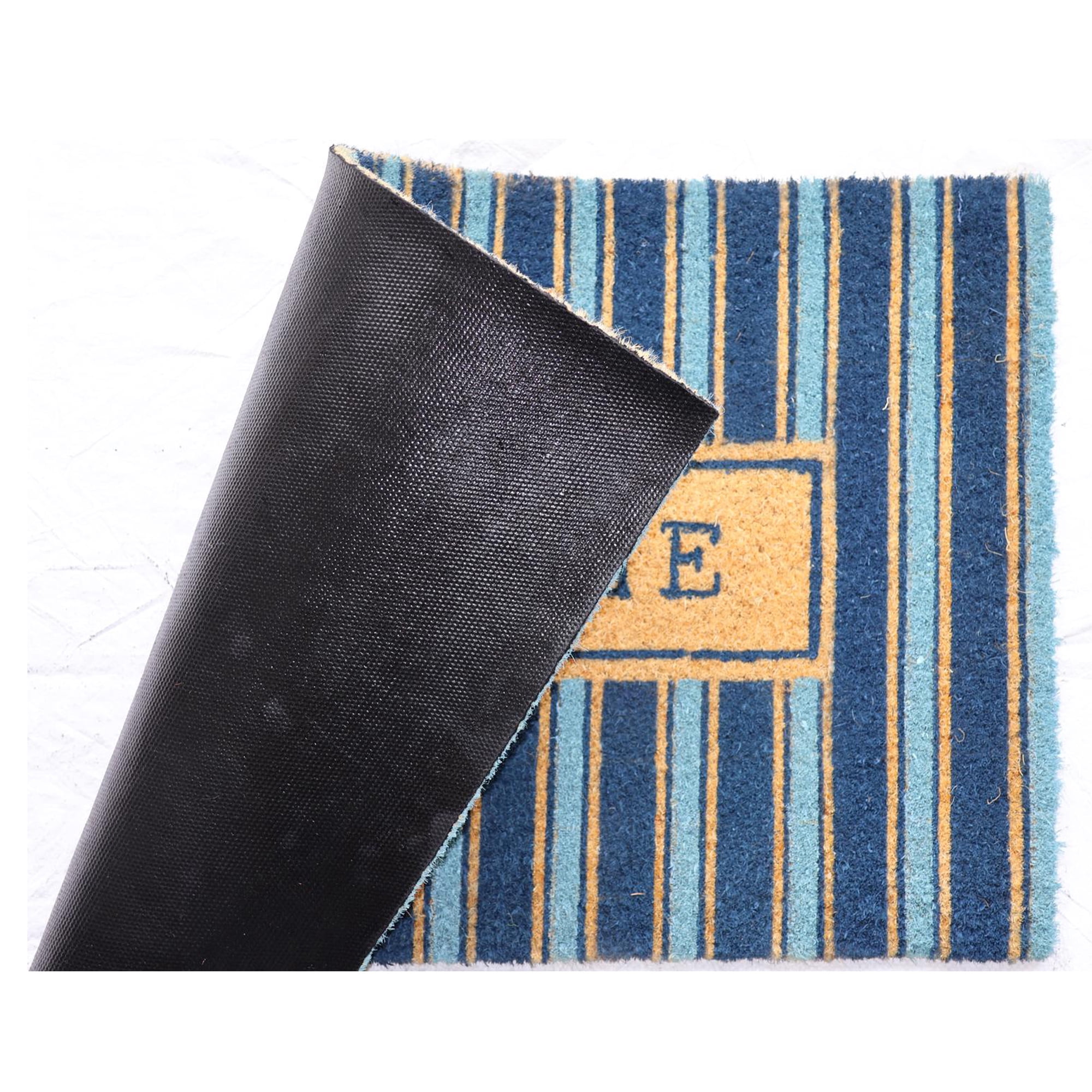First Concept 18 in. W X 30 in. L Multi-Color Coir Door Mat