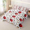 thumbnail image 3 of Homewish Bowling Pattern Quilt King, Sport King Coverlet Set for Boys and Girls, 3 Pieces, 1 Comforter and 2 Pillowcases, 3 of 7