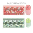 thumbnail image 4 of stanreset Wireless Keyboard Mouse Set Universal Home School Business Work Desktop Laptop Key Board Spare Gaming Accessories Pink, 4 of 6