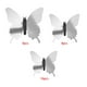 thumbnail image 1 of Billuyoard 12/24 Uds pegatina de espejo para pared calcomanía mariposas 3D espejo pared arte fiesta boda hogar decoraciones mariposa nevera pared Decoración del hogar Plata 24 piezas Billuyoard HA001498-06, 1 of 1