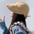 thumbnail image 1 of Sombrero para Gorras Protección Mujeres Cola Visera Sombrero para diario Hugo Sombrero de sol para mujer, 1 of 10