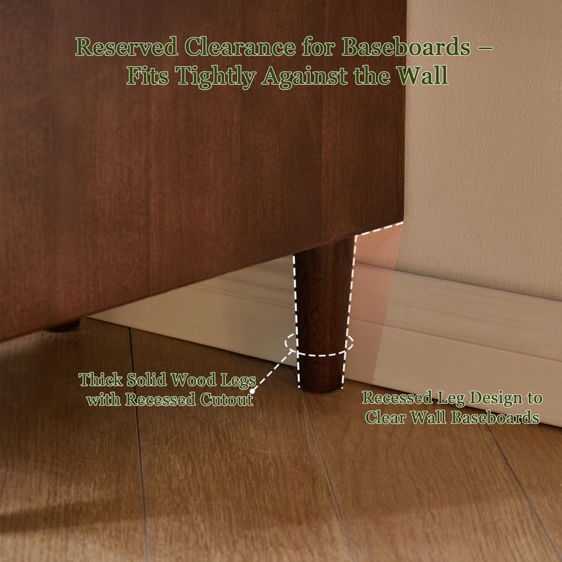 1PCS Solid Wood Nightstand with Drawers and Pull-Out Panel, Bedside Storage Table with Glass Flip Top, Sofa Side Table