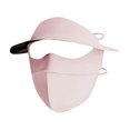 thumbnail image 2 of Minjewel Women Face Cover Mask Sun Protection - Breathable, Lightweight, Adjustable Full Face Cover, Perfect for Outdoor Activities, Hiking, Gardening,Pink, 2 of 4