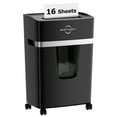 thumbnail image 3 of BONSEN S3116 Paper Shredder 16-Sheet Cross Cut Paper Shredder Heavy Duty Shredders with 5.2 Gal Pullout Bin for Home Office Use, Black, 3 of 12