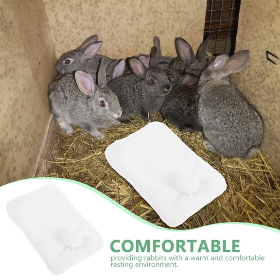 Homoyoyo Indoor Cage Use Bunny Warming Pad Hamster Bed House Cotton Easy to Clean 1Pack