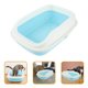 thumbnail image 3 of Caja de arena para gatos semicerrada con pala y contenedor para arena para gatos, 3 of 6