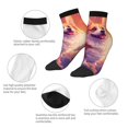 thumbnail image 5 of Fuzoiu Sunset Cloud Corgi Print Adult Socks, Crew Moisture-wicking Socks, Unisex Cushion Crew Socks,Casual Sports Ankle Socks, 5 of 7