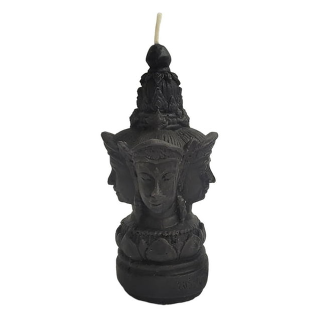 Vela de 3D con forma de iluminación hechas artesanía DIY negra para la decoración de la habitación de cinco ojos Sunnimix velas perfumadas