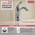 thumbnail image 4 of Delta Haywood Single Handle Centerset Bathroom Faucet in Chrome 15999-DST, 4 of 5
