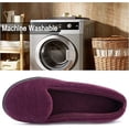 thumbnail image 2 of RockDove Women's Lightweight Chenille Closed Back Slippers, 2 of 4