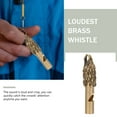 thumbnail image 3 of unbranded Silbato Colgante De Latón Dorado Para Llaves Decorativo Y Herramienta Deportiva, 3 of 7