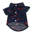 thumbnail image 2 of Camisetas de Verano para Mascotas ANGGREK Estilo Hawaiano Floral para Perros Transpirables, 2 of 8