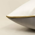 thumbnail image 4 of Funda de cojín de terciopelo a rayas de cuero azul marino, blanco y dorado, funda de almohada moderna de lujo, almohada decorativa para sofá, sala de estar, dormitorio, coche, 4 of 7