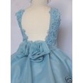 thumbnail image 2 of NEW Baby Girl National Pageant Wedding Formal Party Dress Aqua Blue 5-7years old, 2 of 7