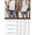thumbnail image 5 of XCHQRTI Women High Neck Tank Tops Summer Casual Tank Dressy Work Blouse, 5 of 6