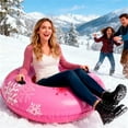 thumbnail image 4 of Hearth & Gear Inflatable Sled 43 Inch Heavy Duty Winter With Thick Bottom Double Handles Suitable For Outdoor Activities For Children And Adults, 4 of 4
