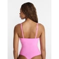 thumbnail image 2 of No Boundaries Fit Stretch Lace Wireless Bodysuit, Women's XS-XXXL, 2 of 4