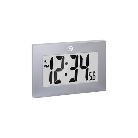 Image of Marathon Digital Frame Clock Gray (CL030064GG)