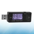 thumbnail image 4 of Compteur de Puissance USB, Multimètre de Courant 8 en 1 Détecteur pour Capacité de Tension Énergie Testeur Bleu Voltmètre Numérique 0-5A 0-150W 4-30V 4-30V Bleu, 4 of 8