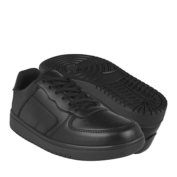 TENIS NIÑO STYLO 5002 SIMIPIEL NEGRO Stylo 5002