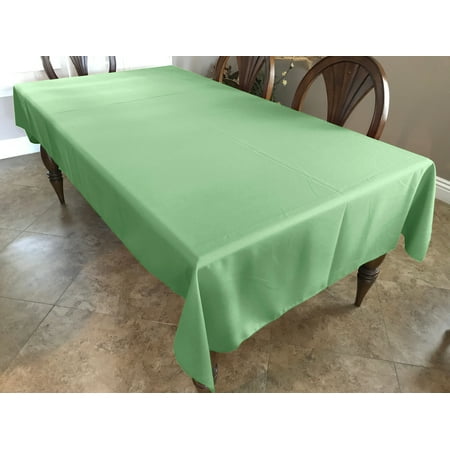 

Polyester Poplin Gaberdine Durable Tablecloth Solid Sage