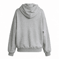 thumbnail image 5 of Yfalhf Long Sleeve Zip Up Jackets for Women Y2K Hoodie | Full Zip Hoodie, Hooded Jacket Women, Jackets for Women Casual, Color Sweatshirts Pullover Top with Arm Zipper Dark Blue L, 5 of 6