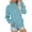 Sky Blue, variant on Gkeoshab Women Fall Clothes Women's 1/4 Zip Crewneck Sweatshirt Without Hood, Athletic Inspired Pullover with Soft French Terry Fabric Ideal for Light Exercise and Casual Everyday Wear