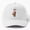 White, variant on Johnny Appleseed Day Baseball Hat, Apple Tree Orchard Farmer Design, Classic Cap