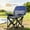 Light Gray, variant on Resenkos Blue and Gray Portable Folding Camping Chair for Adults, Side Pockets, Cup Holders and Carry Bag