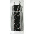 thumbnail image 2 of Rachel Roy Vestido ajustado estampado para mujer, Negro, 2, 2 of 2