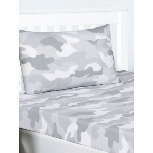 Bedding & Beyond Camouflage Fitted Bed Sheet Set - Walmart.ca