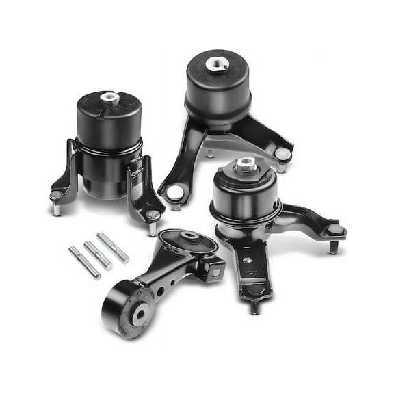 Engine Mount and Transmission Mount Kit 4 - Compatible with 2002 - 2006 Toyota Camry 3.0L V6 - Autopart Premium